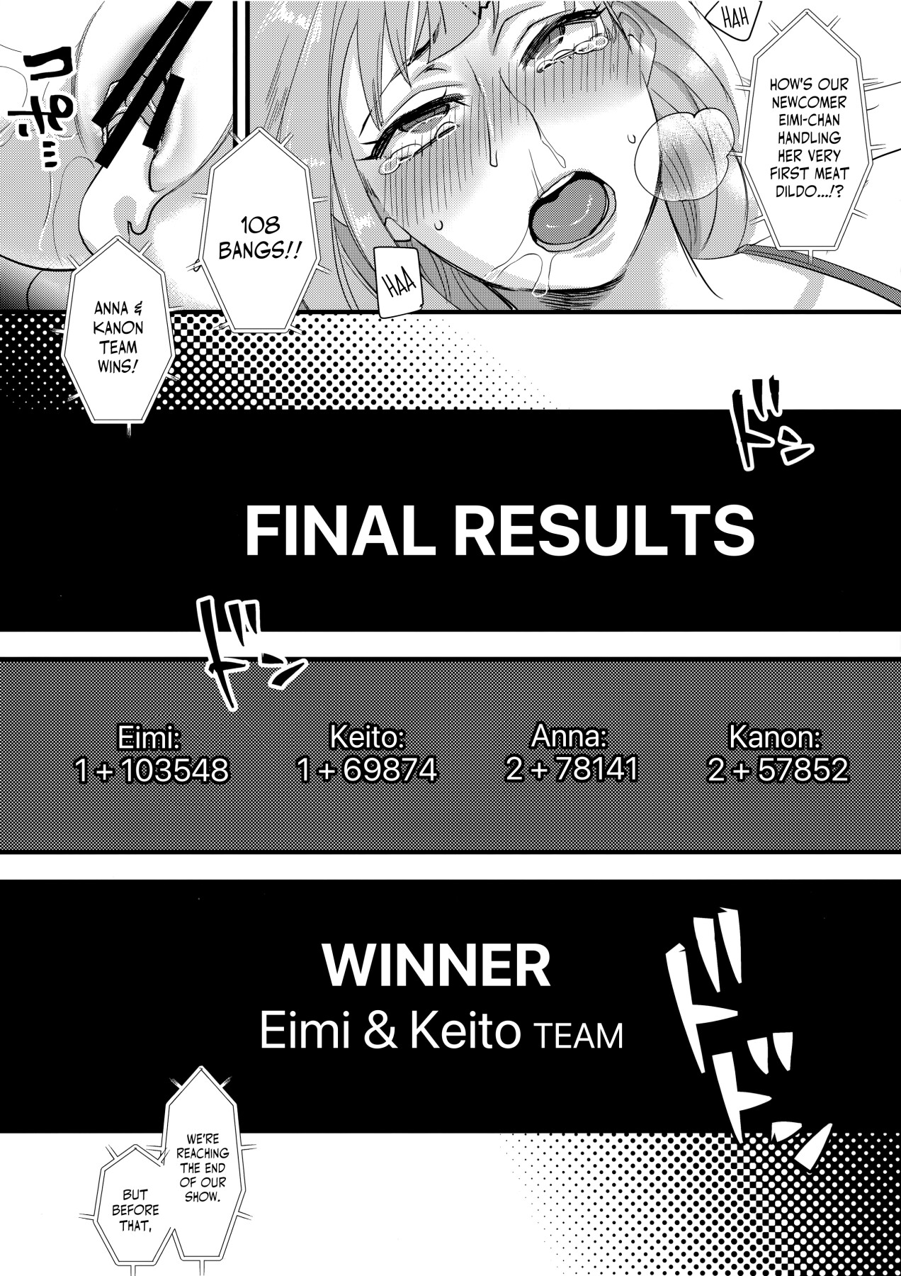 Hentai Manga Comic-Fun & Shame Game Show-Read-23